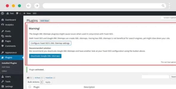 wordpress plugin conflict issue fix