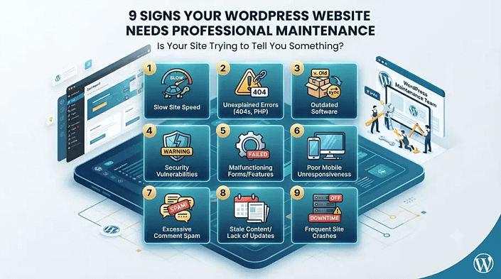 Signs Your WordPress Website Needs Professional Maintenance copy Signs Your WordPress Website Needs Professional Maintenance copy