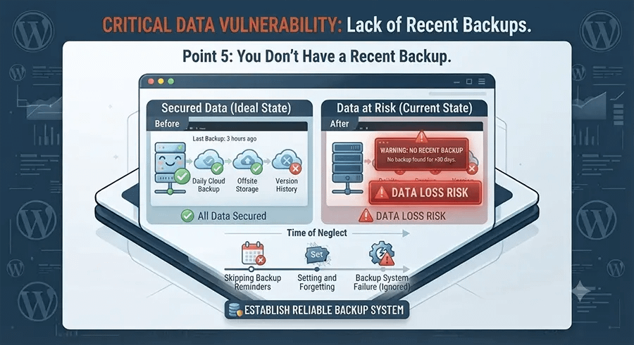 Do not Have a Recent Backup Do not Have a Recent Backup