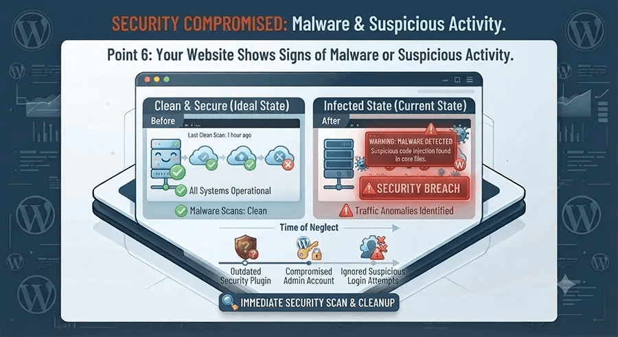 Website Shows Signs of Malware or Suspicious Activity copy Website Shows Signs of Malware or Suspicious Activity copy