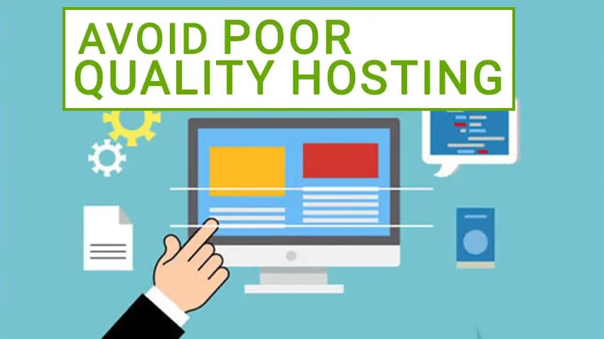 Poor quality hosting server can slow your website