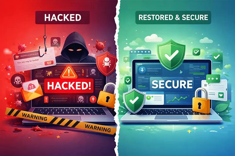 Fix hacked website fast Fix hacked website fast